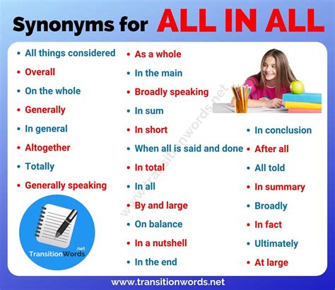 synonyms of all.